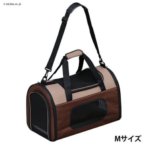 未使用新品★犬猫用ペットキャリー（折りたたみ）アイリスオーヤマ 折りたたみソフトキャリー Mサイズ POTC-500A ブラウン 犬 猫 キャリー