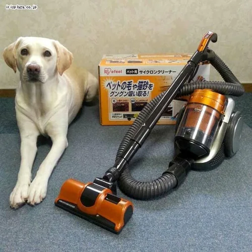 ペット用サイクロンクリーナー 超吸引毛取りヘッド PCC-100CTK-D オレンジ_22