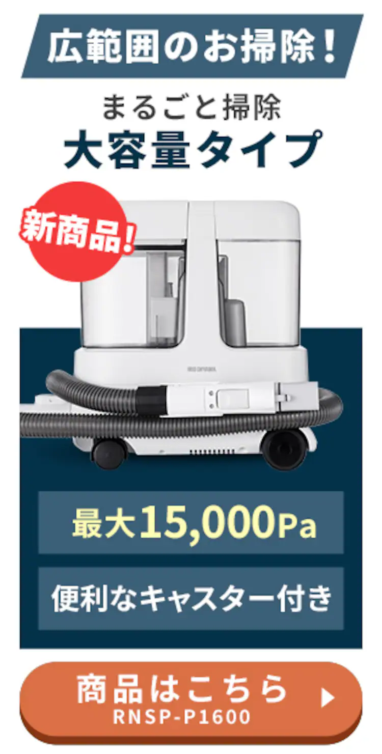 【専用洗剤付き】リンサークリーナー コンパクト 家庭用 カーペット ソファ 車シート 洗浄機 水洗い シミ取り RNSP-P5001