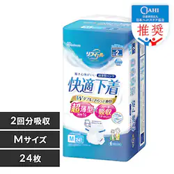 【24枚】超薄型パンツ Mサイズ リフィール 快適下着 24枚入 NAD-M24-2