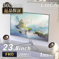 �y�w�������r���[�L����3,000pt�v���[���g�z�Q�[�~���O���j�^�[ 23.8�C���` LUCA DG-AF2320S-W �z���C�g