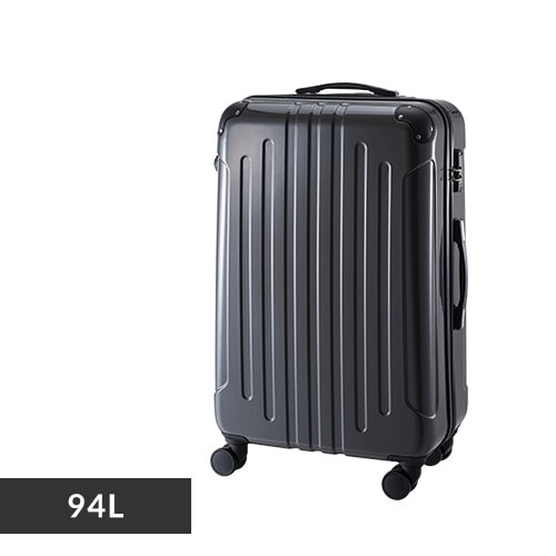 スーツケース Lサイズ 94L 7泊以上 ダブルキャスター KD-SCK