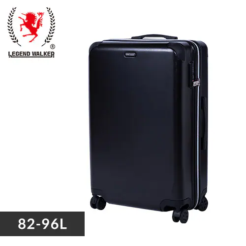 スーツケース レジェンドウォーカー Lサイズ 82〜96L 7泊以上 ダブルキャスター 拡張機能付き 5515-70 ブラック_0
