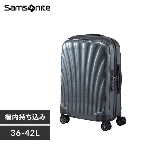 スーツケース サムソナイト 36〜42L 1〜3泊 機内持ち込み可能 ダブルキャスター 拡張機能付き C-lite SPINNER 55/20 EXP メタリックグリーン_0