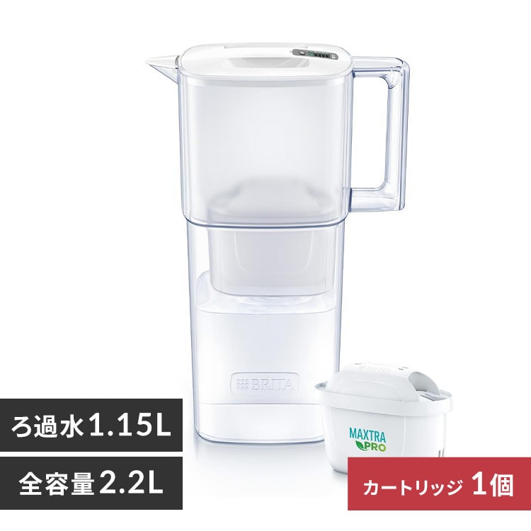 浄水器 ポット型 PFOS/PFOA除去試験済 ろ過水容量:1.15L(全容量