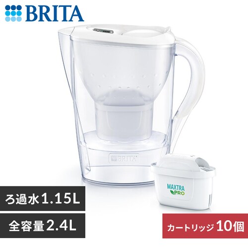 【浄水器 ポット型+交換カートリッジ9個】 ろ過水容量1.15L(全容量:2.4L)マレーラ マクストラプロ カートリッジ 1個付 + 交換用カートリッジ マクストラプロ カートリッジ ピュアパフォーマンス 3個入×3_0