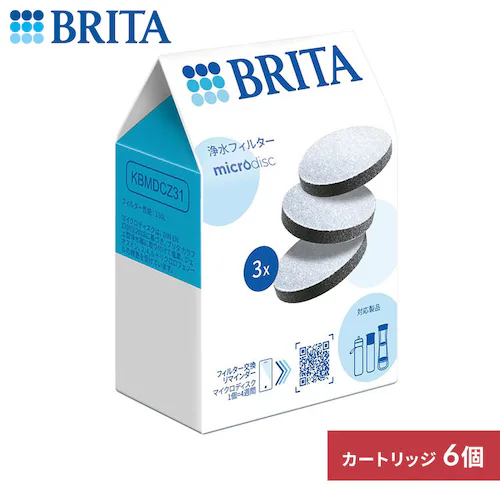 【6個】ボトル型 交換用カートリッジ マイクロディスク 3個入×2_0