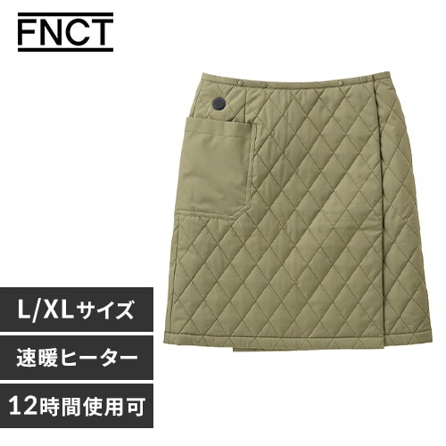 sheller キルティングスカート ヒートスカート キルティング L/XLサイズ FC21619-KHL/XL カーキ