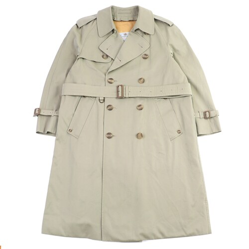 �ɔ��i��Aquascutum �A�N�A�X�L���[�^�� ���n�`�F�b�N�� �x���e�b�h ���C�i�[�t�� �`���X�g���b�v �g�����`�R�[�g 40 �p���� �����Y�y������s�z_0