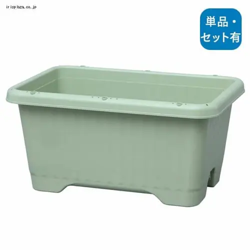 ≪支柱ホルダー6本付き!≫【3個セット】エアーベジタブルプランター 530 ベジタブルグリーン_0
