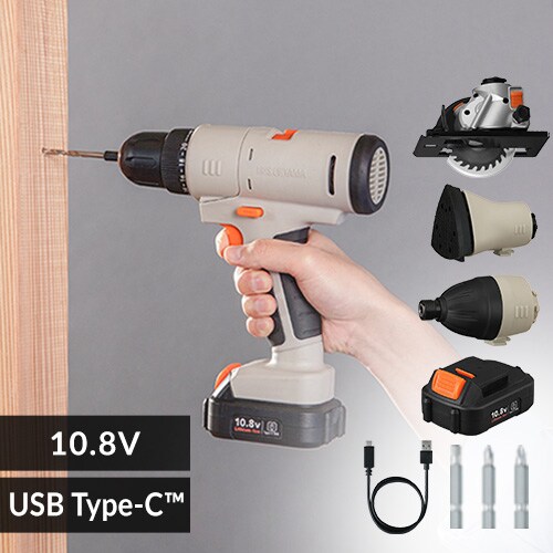 �y4�_�Z�b�g�z�}���`�M�A �[�d���h�����h���C�o�[�Z�b�g�{�C���p�N�g�h���C�o�[�{�T���_�[�w�b�h�{�ۃm�R10.8V PJM10DRS _0