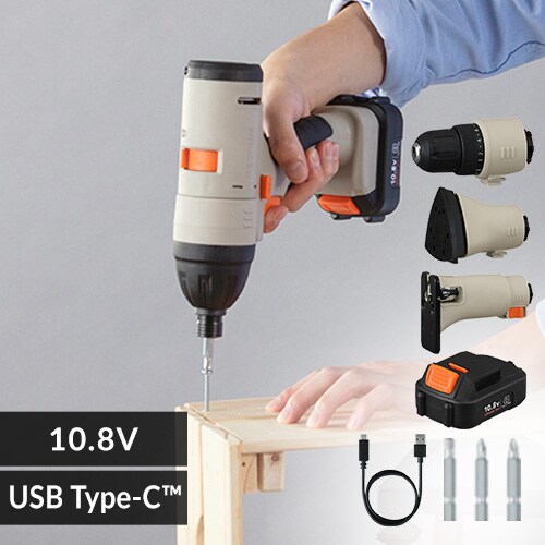 ���V���i�� �}���`�M�A �[�d���C���p�N�g�h���C�o�[�Z�b�g 10.8V PJM10INS �T���h�x�[�W��_0