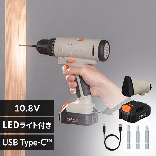 2点セット】マルチギア 充電式ドリルドライバーセット＋丸ノコ 10.8V