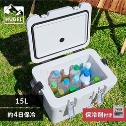 �y���ቷ�ۗ��1�Z�b�g�zHUGEL �^��f�M�N�[���[�{�b�N�X 15L VITC-15 �z���C�g�A�b�V��