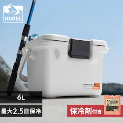 �y�����ԕۗ��M�t���zHUGEL �^��f�M�N�[���[�{�b�N�X 6�k VITC-6 �A�b�V���z���C�g
