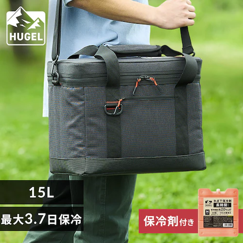 HUGEL エアロゲルソフトクーラーボックス AGSC チャコールグレー 全2種_0