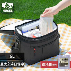 �y���ቷ�ۗ��M�t���zHUGEL �N�[���[�{�b�N�X �G�A���Q���\�t�g�N�[���[�{�b�N�X 6L AGSC-6C �`���R�[���O���[ 