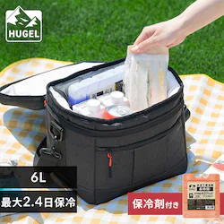 �y�����ԕۗ��M�t���zHUGEL �N�[���[�{�b�N�X �G�A���Q���\�t�g�N�[���[�{�b�N�X 6L AGSC-6C �`���R�[���O���[