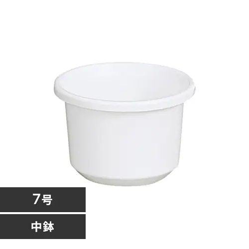 ティルト中鉢 7号 ホワイト_0