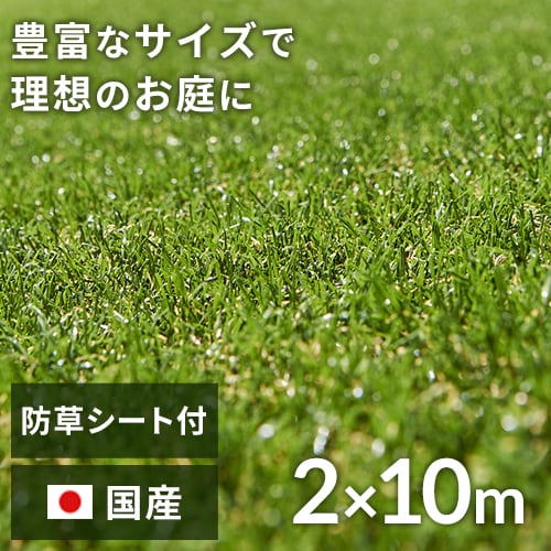 ＜アイリスプラザ＞ リアル防草人工芝 RP-30210 2m×10m【20平米】【U字釘48本付き】画像