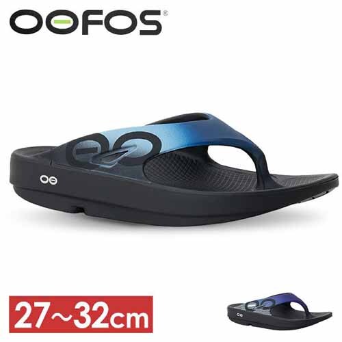 T_ Oofos OOF1001 OOriginal Sport Flip sAi 30cm 1.Black/Azul_0