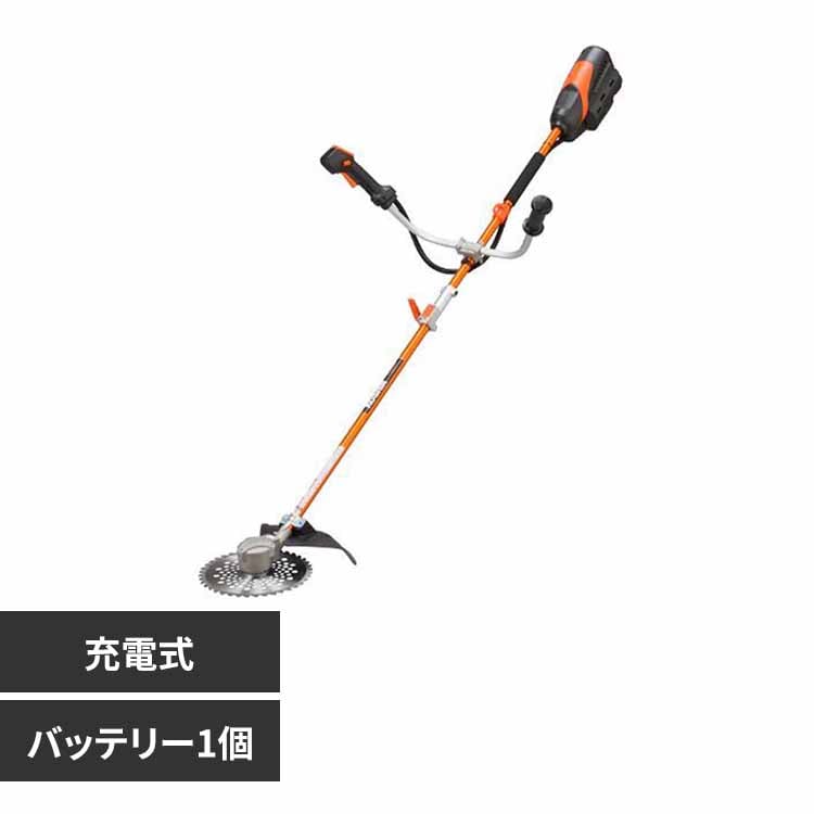 充電式草刈機 黒・オレンジ PBC-3650 【プラザセレクト】