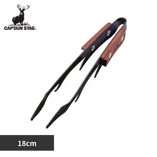 黒鹿トング 18cm ステンレス UG-3320 【プラザセレクト】_0