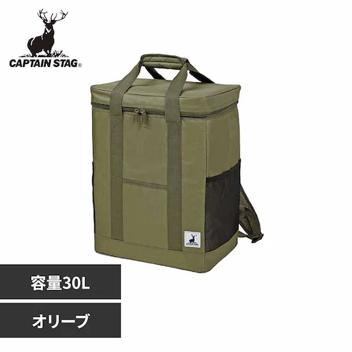 リュック型 クーラーバッグ 30L UE-620 オリーブ 【プラザセレクト】_0