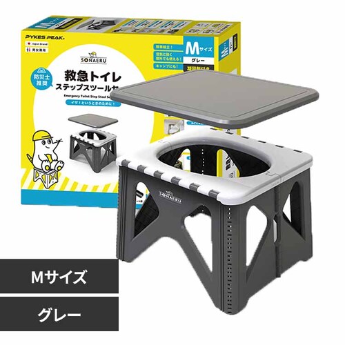 Fun Standard �v���X�`�b�N�� �X�e�b�v�X�c�[���Z�b�gM P0314ETSSM-GRY �O���[_0