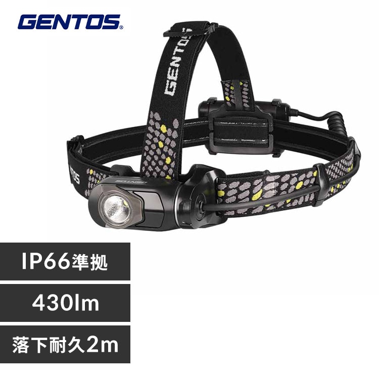 GAIN�@TECH �w�b�h���C�g ���o��430���|���� �u���b�N GT-701D 