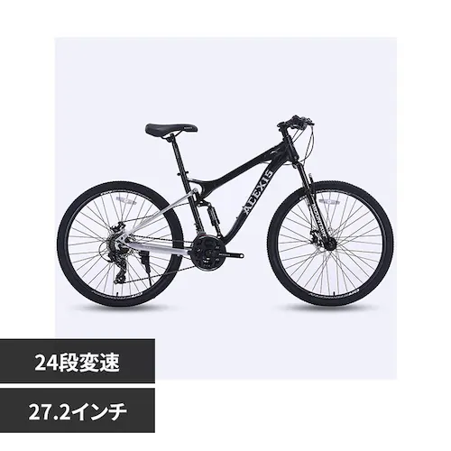ACEXIS 【完成車】ACEXISマウンテンバイクシマノ 24段変速 Cinder ブラック【時間指定不可】【代引不可】【同梱不可】_0