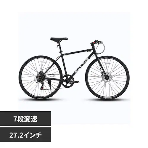 ACEXIS 【完成車】ACEXISクロスバイク 7段変速 CITYPACE ブラック【時間指定不可】【代引不可】【同梱不可】_0