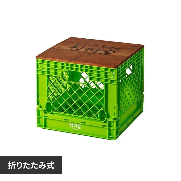 LIV PLUS JINRO �`���~�X�� �܂肽���݃R���e�i INP1076GRN �O���[��
