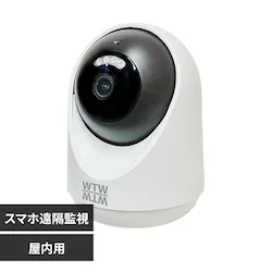WTW IP 屋内用 温度計・湿度計搭載 パンチルトホームカメラ WAP-W5065Y