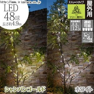 LGL-29　ローボルト48球　シャンパンゴールド・ホワイト【プラザセレクト】