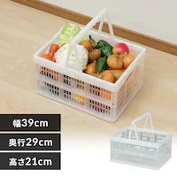  ���[�{�b�N�X �܂肽���݃R���e�i ���b�V�� �����t�� TOC-16L �N���A