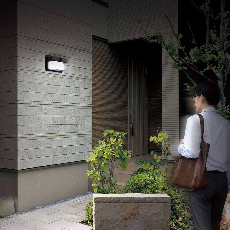 朝日電器株式会社 二重構造ウォールライト 小型 ESL-KN200SL 【プラザセレクト】