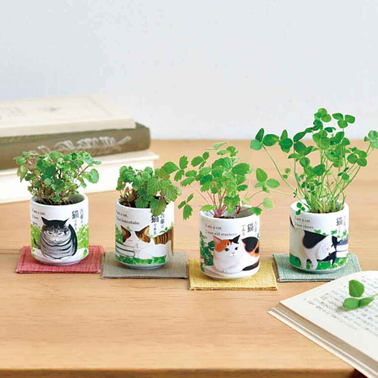 お芽でたおちょこ 吾輩猫 GD-102801  GD-102802  GD-102803  GD-102804 【プラザセレクト】