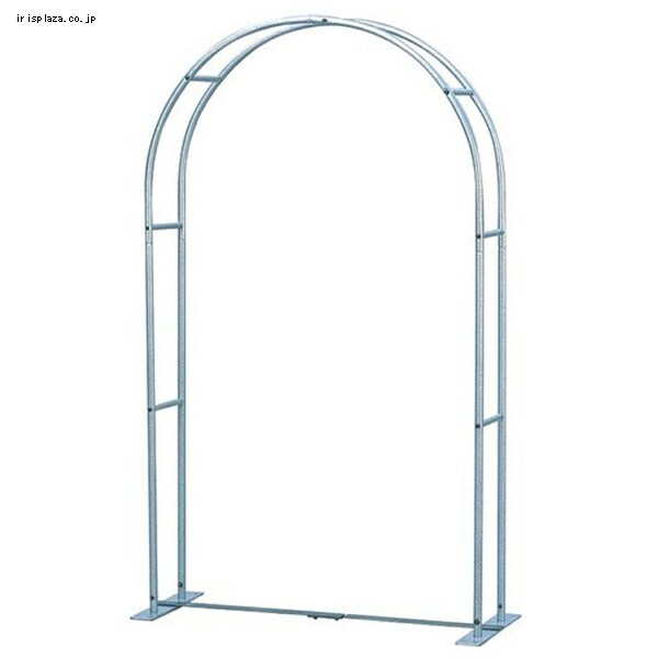 【クリックで詳細表示】メタルアーチ AR-120E ハンマートーン    庭の入口を鮮やかに演出できるスチール製のアーチです。すべてスチール製で小さなアーチなので、お庭のポイントとして、植物を這わせやすい形状で様々な場所で楽しんでいただけます。また、650サイズのプランターを中に置いて、ちょうど合うサイズになっています。設置の際は、付属のペグとスパイクで地面にしっかりと固定できます。※お客様組み立てです