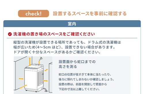 洗濯機設置/リサイクル回収サービス