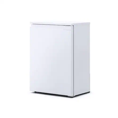 【訳あり】冷凍庫 66L 奥行スリム KUSN-7A-W ホワイト_0