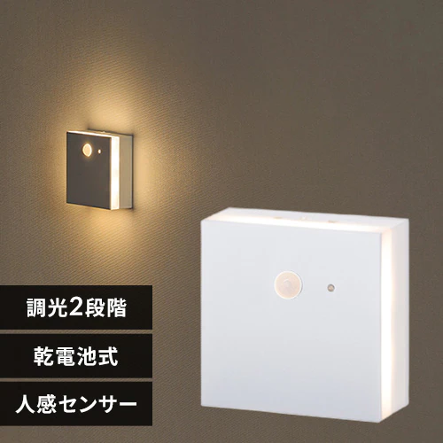 センサーライト LED 乾電池式 全方向発光タイプ BSL-MS2_0