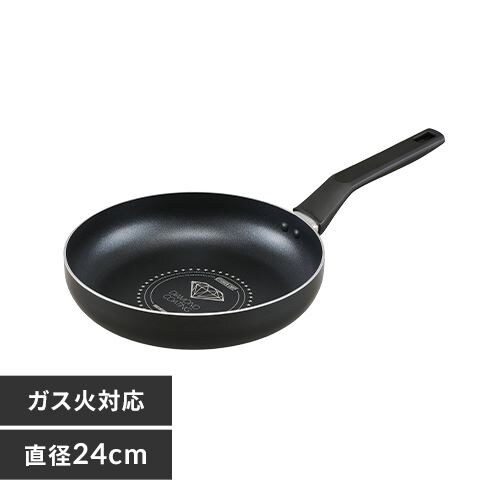 フライパン 28cm ガス火専用 ダイヤモンドコートパン VDG-F28 ブラック