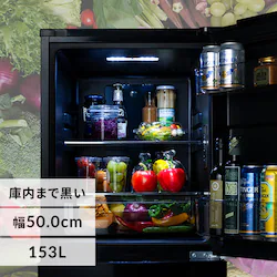 ① 153L Ⓚe60L ɓubN  l炵 ƒp 2hA 50cm IRSN-BLK15A I[ubN