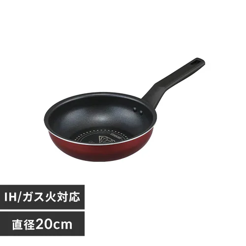 フライパン 炒めなべ 20cm IH/ガス火対応 ダイヤモンドコートパン VDI-W20_0