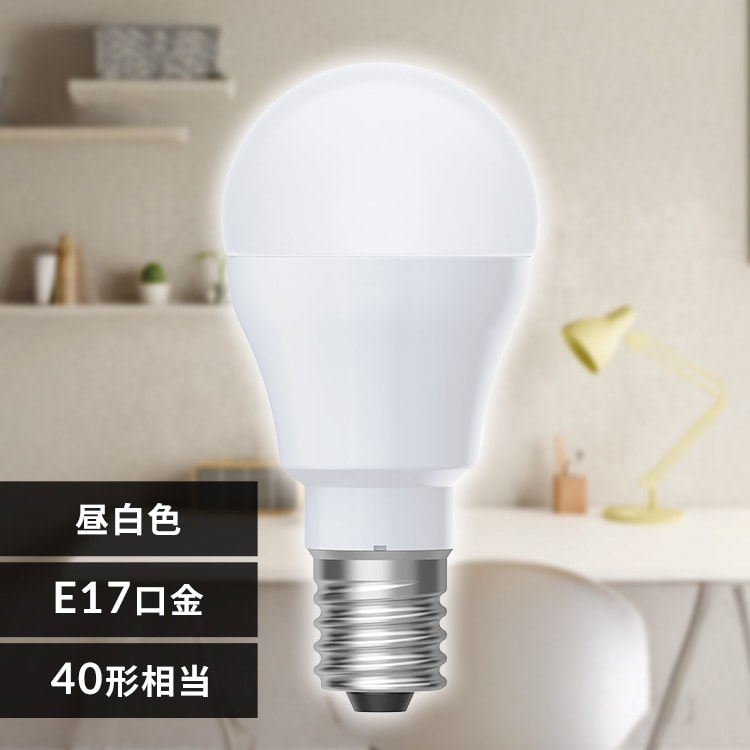 LED�d�� E17 �S���� 40�`���� �����F LDA3N-G-E17/W-4T9 