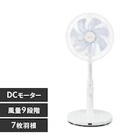 ��@ �É� DC���[�^�[ ���E��U�� �����R���t�� LFD-307L-W �z���C�g