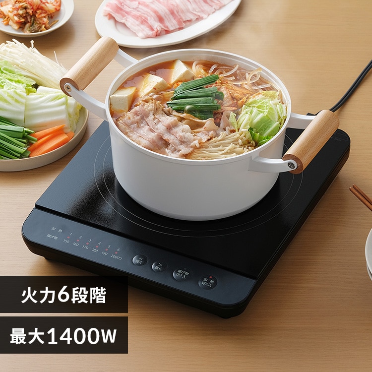 IH�R���� 1400W IHK-TA1-B �u���b�N