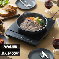 IH�R���� 1400W IHK-TA1P-B �u���b�N