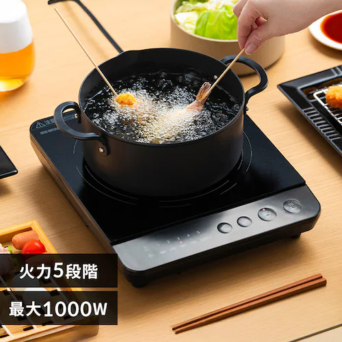 IH�R���� 1000W IHK-TA2P-B �u���b�N_0